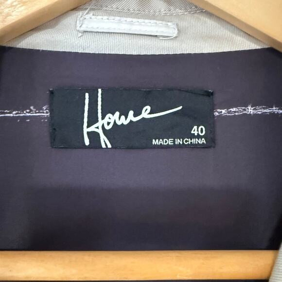 VNTG Men's House of Howe Couture Khaki/Beige Sports Jacket 2-button, zippered 40 - Picture 2 of 6